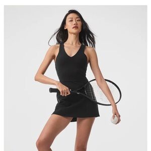 Alo yoga black tennis dress